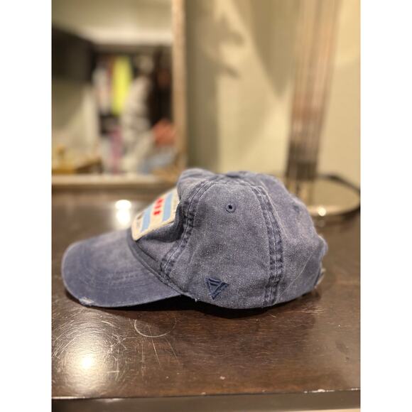 Vintage-Style Chicago Flag Cap (Distressed Blue) - Picture 6 of 8
